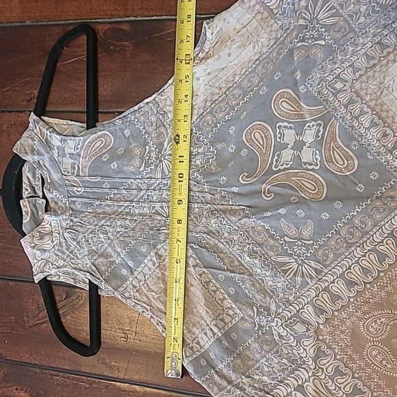 Free People Intimately Pink/Blue Muted Pallet Sleeveless Dress Size M - Picture 7 of 9